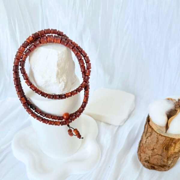 Bamboo 108-beads cypress Thuja bracelet Wooden bracelets with sandalwood Agarwood scent